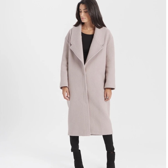 Marcella Oversized Pink Coat - Picture 6 of 7